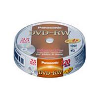 Panasonic 4x DVD-RW (25 Spindle Pack)